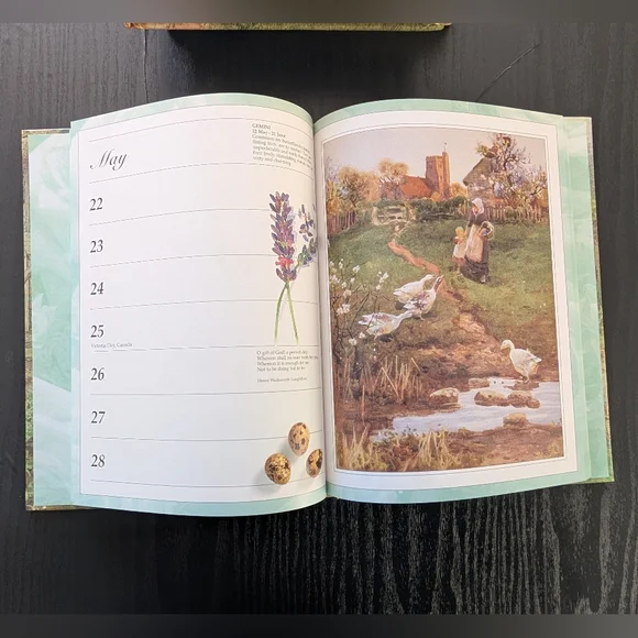 Vintage Floral Hardcover Journal Set - Helen Allingham Art  New Old Stock (1999) - Picture 8 of 14